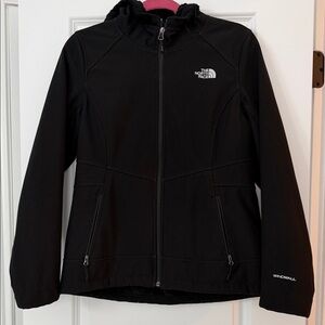 The North Face Black WindWall Hooded Utility Jacket